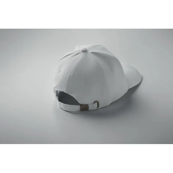 BUFFALO 6 panel baseball cap White