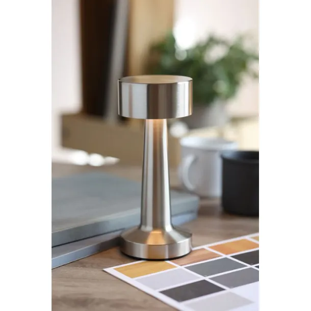 HIERLUZ Rechargeable iron table lamp Matt Silver