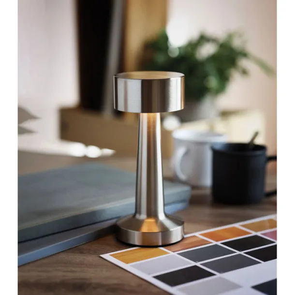 HIERLUZ Rechargeable iron table lamp Matt Silver