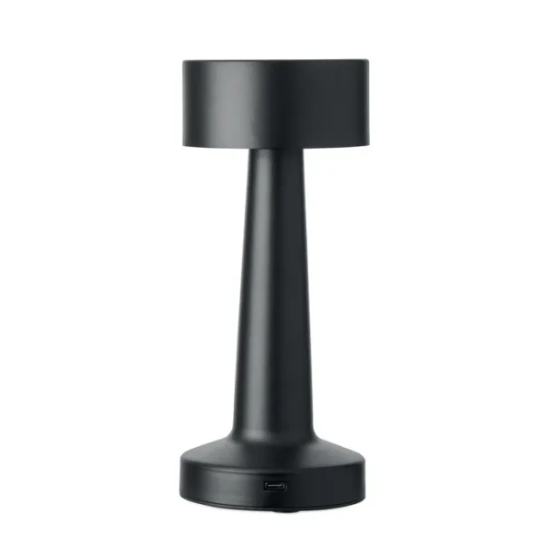 HIERLUZ Punjiva željezna stolna lampa Crna