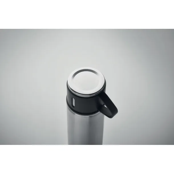 TONIA Double wall bottle 420 ml Matt Silver