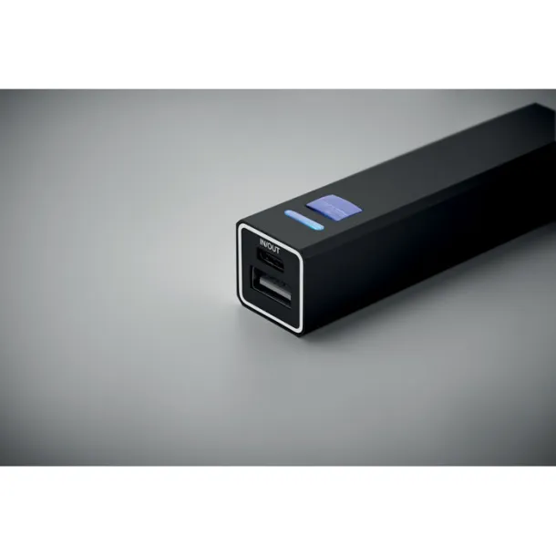 POWERALUC Prijenosna baterija, 2 600 mAh Crna
