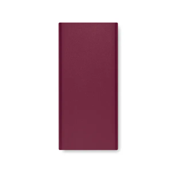 POWERFLAT 8 C 10000 mAh power bank Burgundy