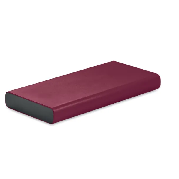 POWERFLAT 8 C 10000 mAh power bank Burgundy