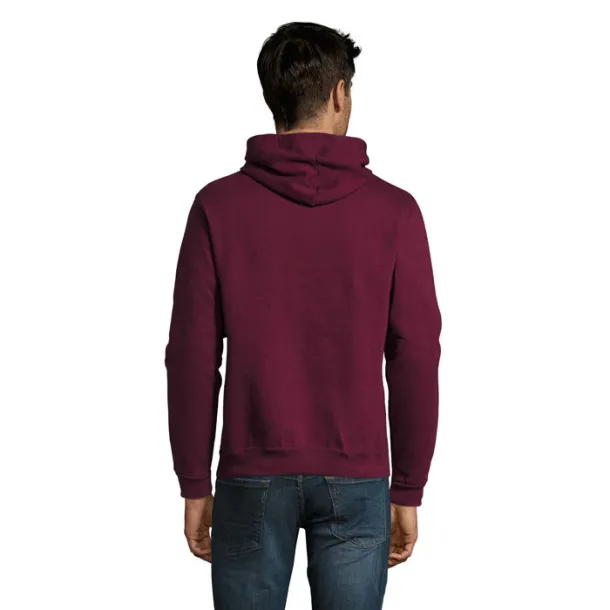 SNAKE HOOD SWEATER-280g Burgundy