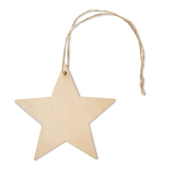 ESTY Wooden star shaped hanger Wood