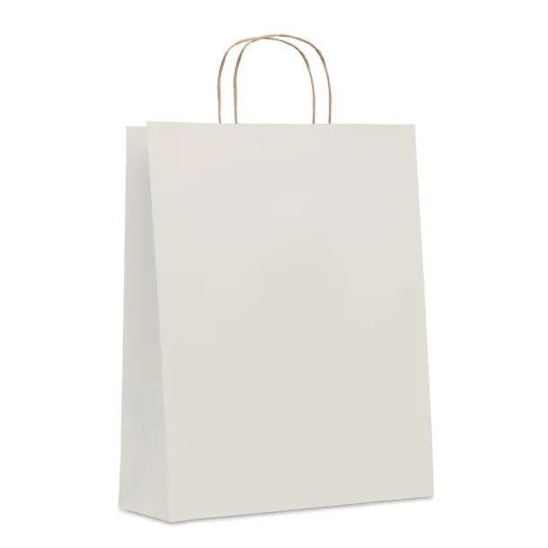 PAPER TONE L velika papirnata poklon vrećica 90 gr/m² Bijela