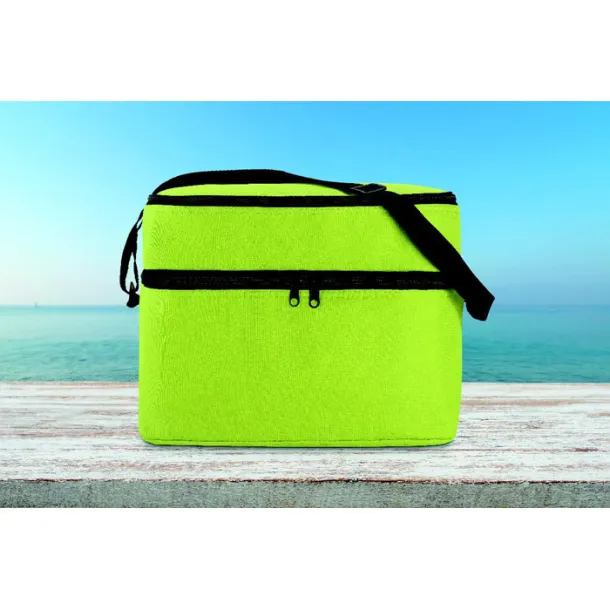 CASEY Cooler bag with 2 compartments Lime