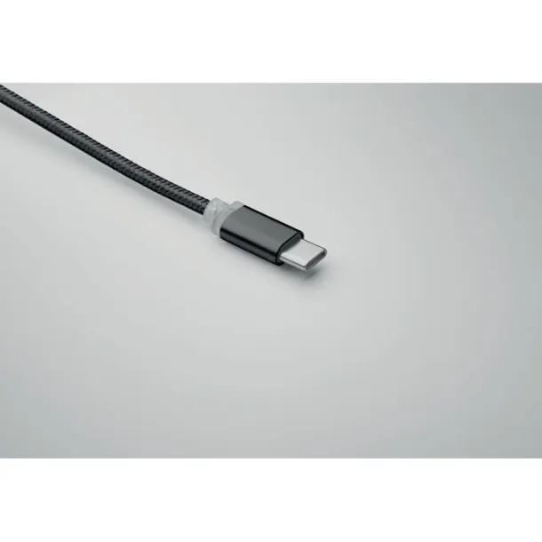 BLUE 4 u 1 kabel za punjenje tipa C Crna