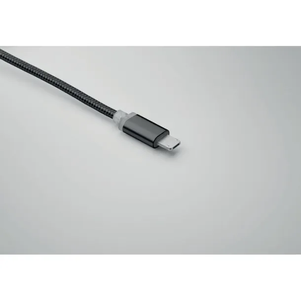 BLUE 4 in 1 charging cable type C Black