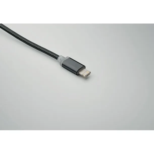 BLUE 4 u 1 kabel za punjenje tipa C Crna