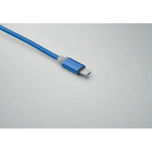 BLUE 4 in 1 charging cable type C Royal blue