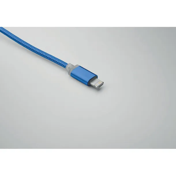 BLUE 4 in 1 charging cable type C Royal blue