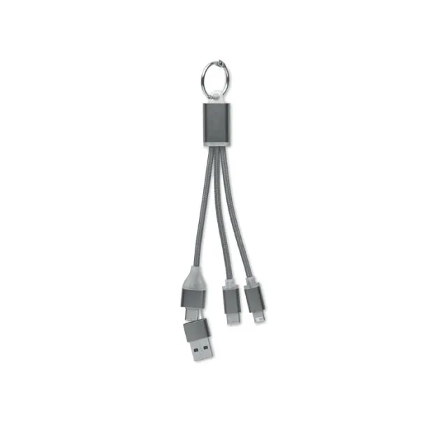 BLUE 4 in 1 charging cable type C Titanium