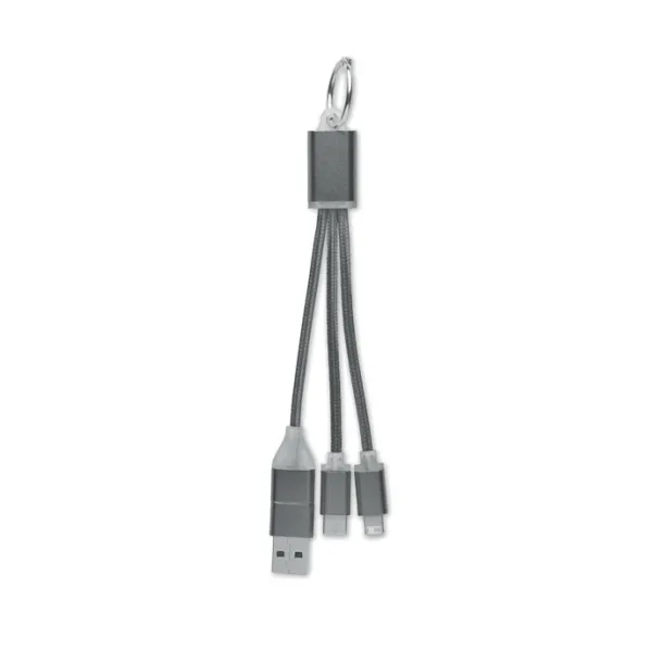 BLUE 4 in 1 charging cable type C Titanium