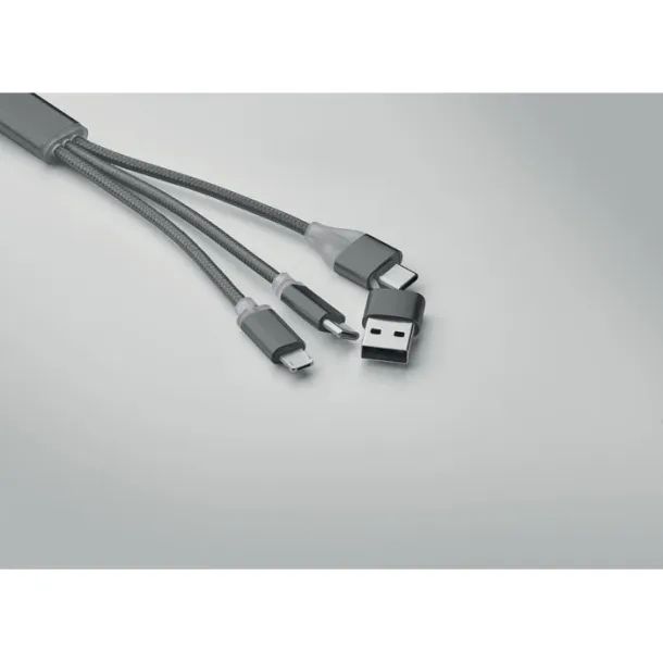 BLUE 4 u 1 kabel za punjenje tipa C Titanij