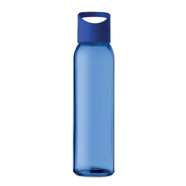 PRAGA Glass bottle 470ml Royal blue