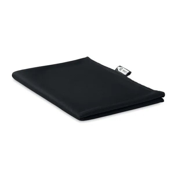 TUKO RPET RPET sports towel and pouch Black