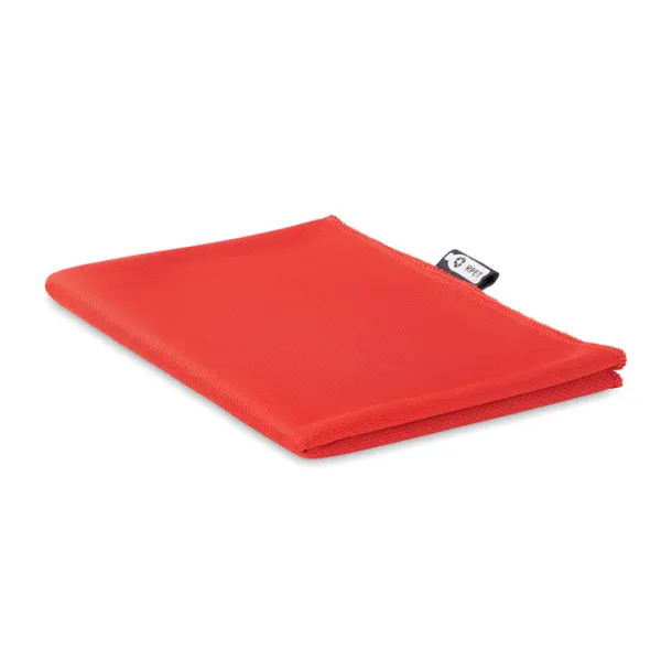 TUKO RPET RPET sports towel and pouch Red