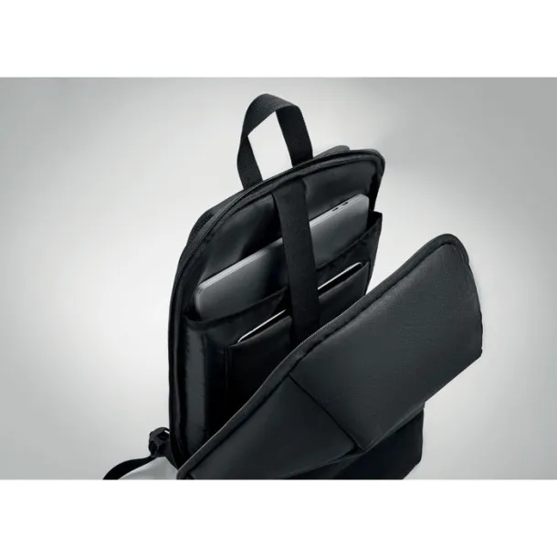 ARLON ruksak s kotačićima od 600D RPET materijala, 15'' Crna