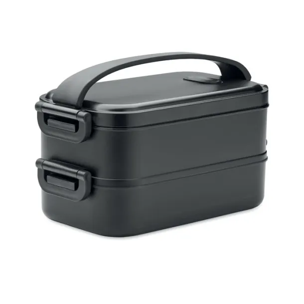 IDOLUNCH Kutija za ručak od recikliranog PP-a, 2 x 800 ml Crna