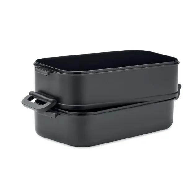 IDOLUNCH Kutija za ručak od recikliranog PP-a, 2 x 800 ml Crna