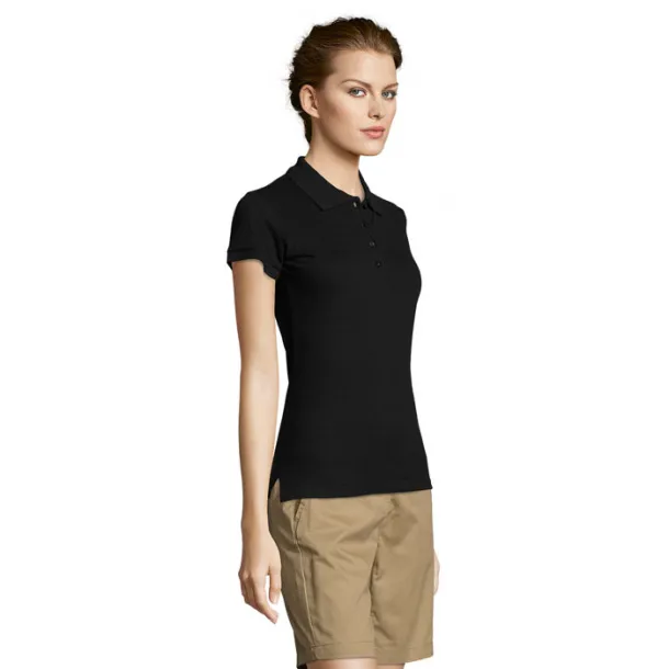 PEOPLE PEOPLE-WOMEN POLO-210g Black