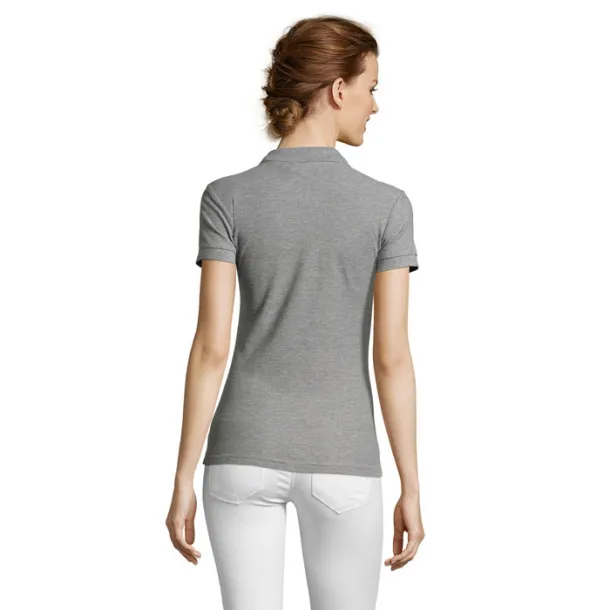 PEOPLE PEOPLE-WOMEN POLO-210g Grey Melange