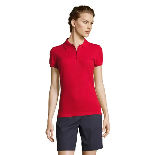 PEOPLE Ženska Polo majica - 210g Crvena