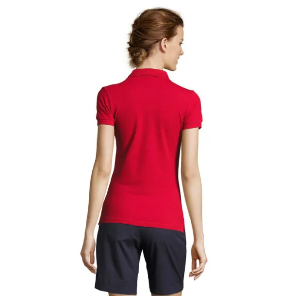 PEOPLE PEOPLE-WOMEN POLO-210g Red