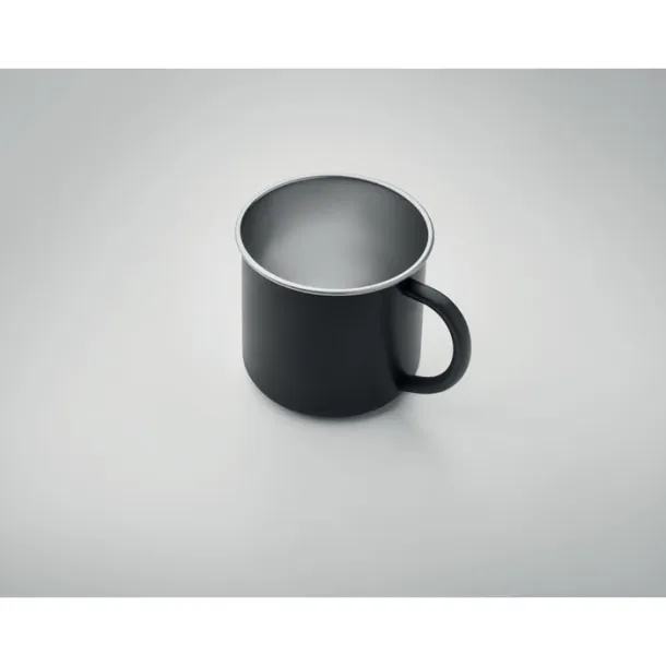 CARIBU Reciklirana šalica od nehrđajućeg čelika, 300 ml Crna
