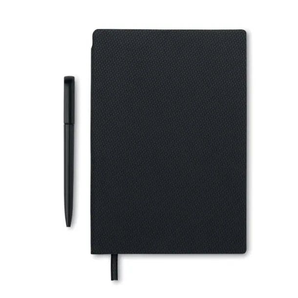 NOTA PU notes s kemijskom olovkom, A5 Crna