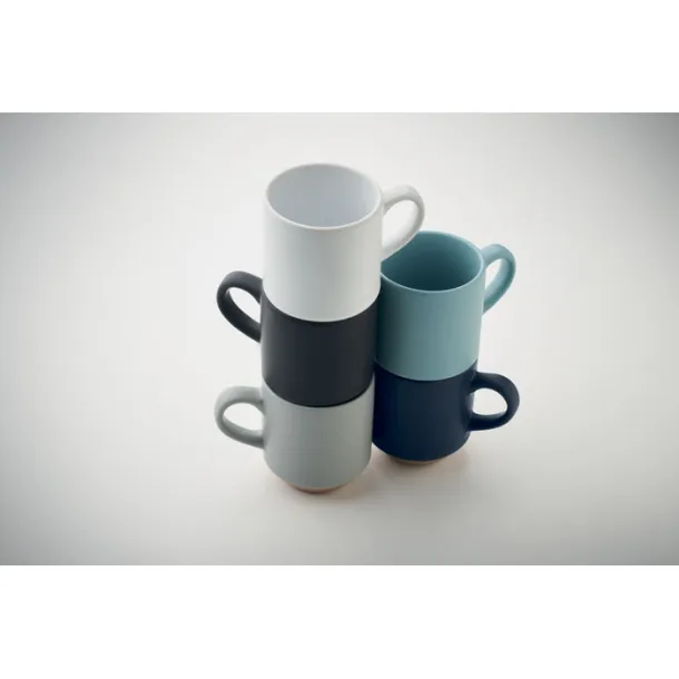 CERACK Ceramic stackable mug 170 ml White