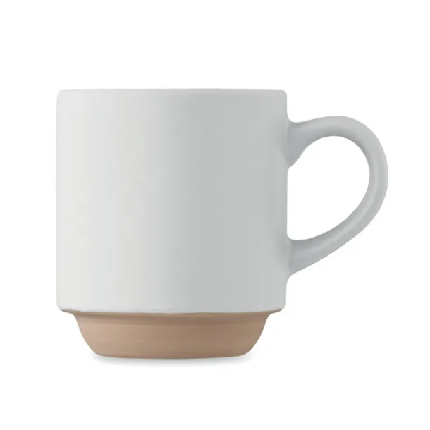 CERACK Ceramic stackable mug 170 ml White