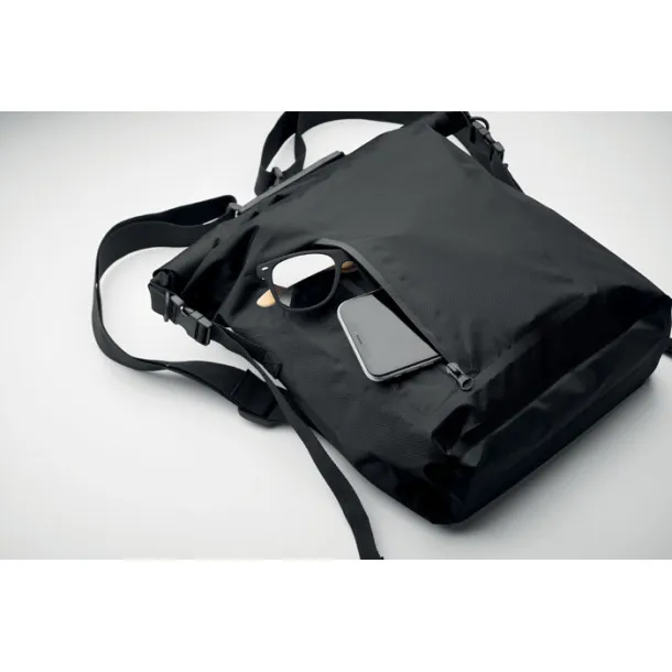 SCUBAROLL RPET waterproof rolltop bag Black