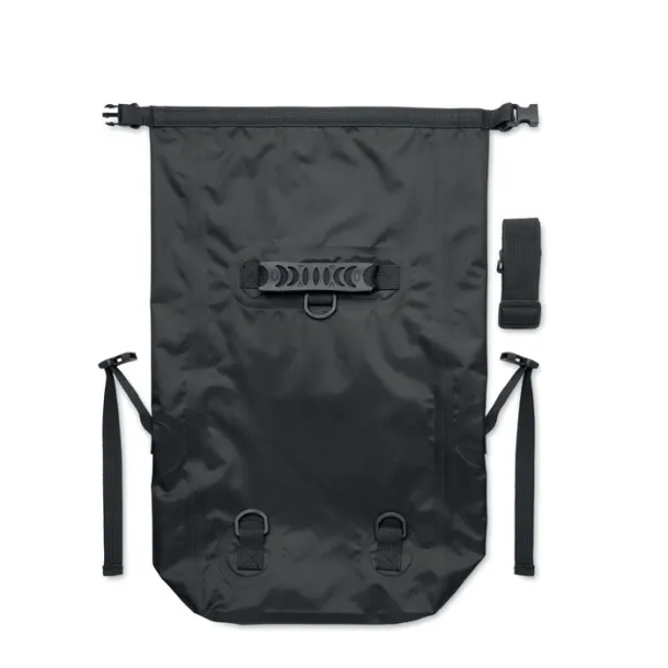 SCUBAROLL RPET waterproof rolltop bag Black