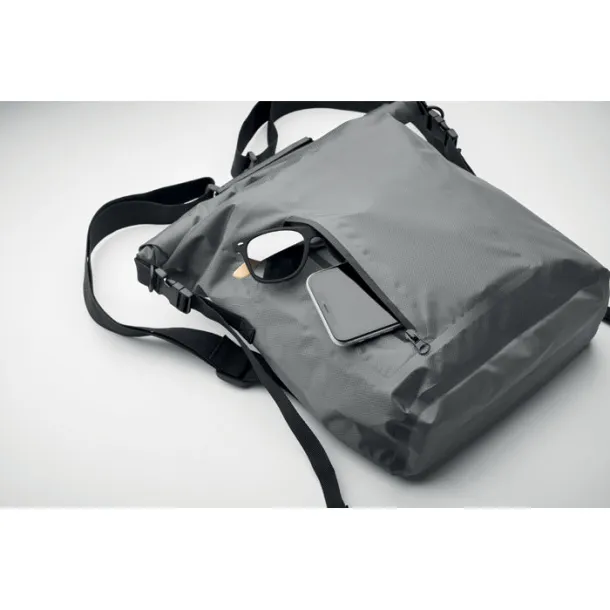 SCUBAROLL RPET waterproof rolltop bag Stone Grey