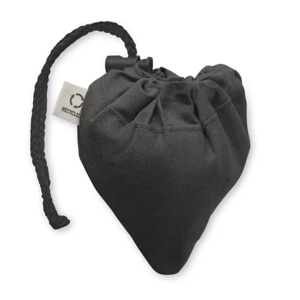 CARRIE COLOUR sklopiva torba za kupovinu, 140 gr/m² Crna