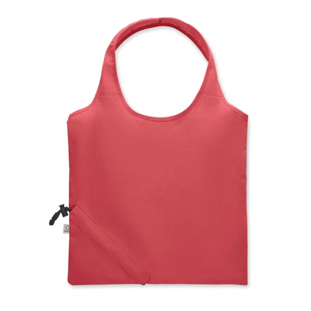 CARRIE COLOUR sklopiva torba za kupovinu, 140 gr/m² Crvena