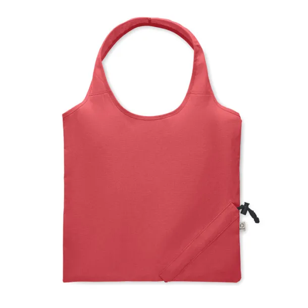 CARRIE COLOUR sklopiva torba za kupovinu, 140 gr/m² Crvena