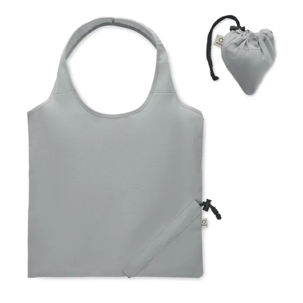 CARRIE COLOUR sklopiva torba za kupovinu, 140 gr/m² Siva