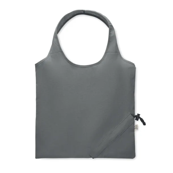 CARRIE COLOUR Foldable shopping bag 140 gr/m² Stone Grey