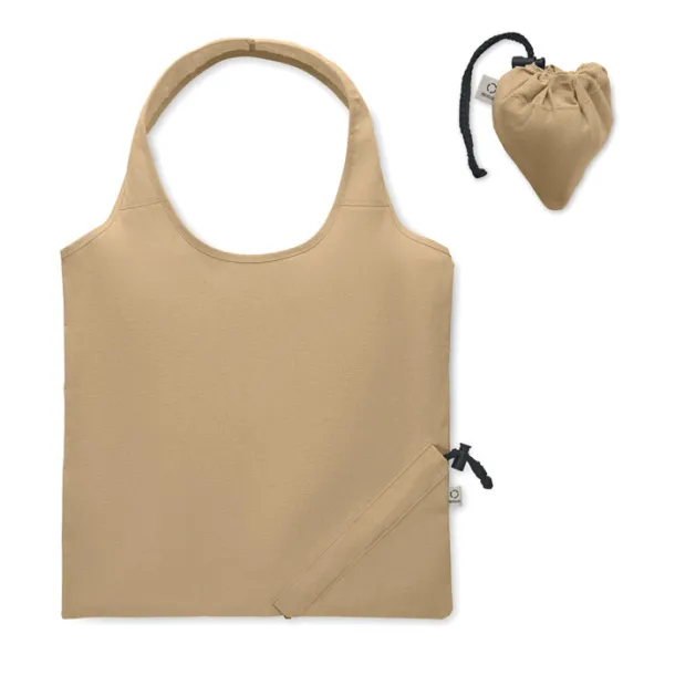 CARRIE COLOUR sklopiva torba za kupovinu, 140 gr/m² khaki