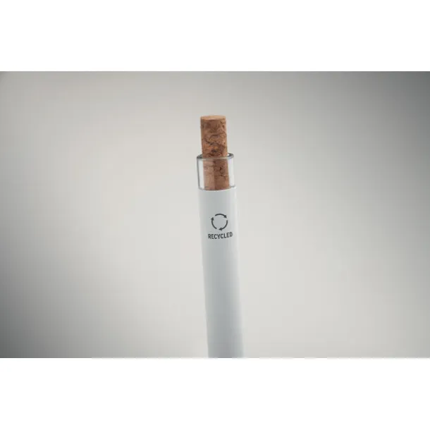 BERGAMO + Recycled aluminium pen White