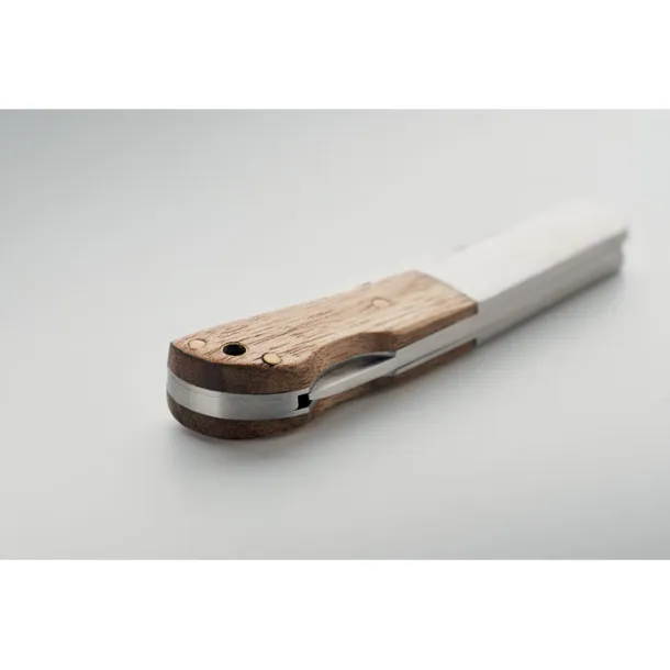 SKARP Foldable knife in acacia wood Wood