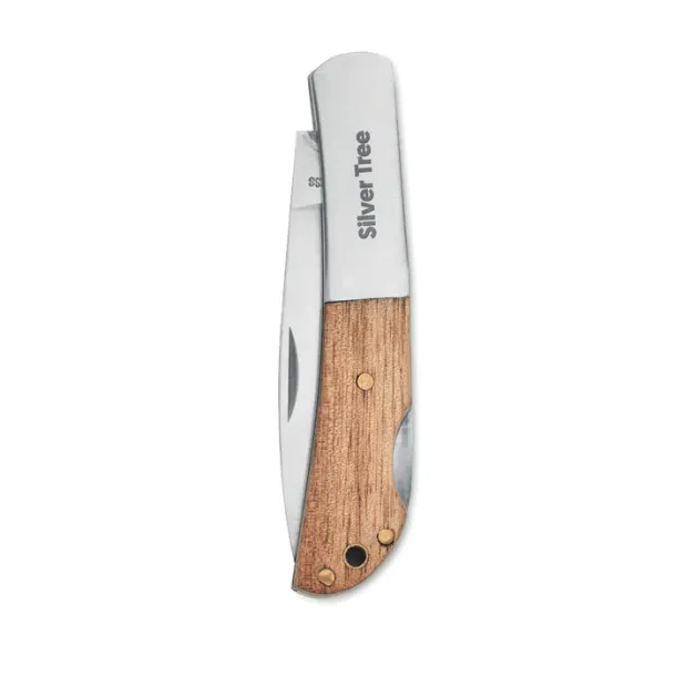SKARP Foldable knife in acacia wood Wood