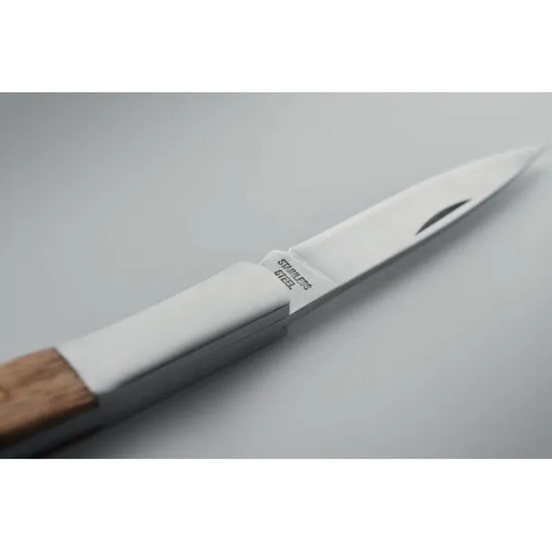 SKARP Foldable knife in acacia wood Wood