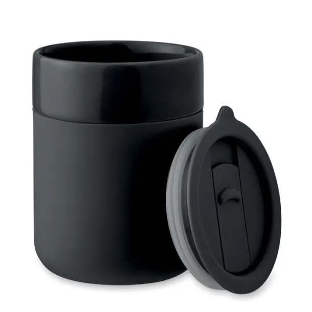 QERAM Keramička šalica, 330 ml Crna