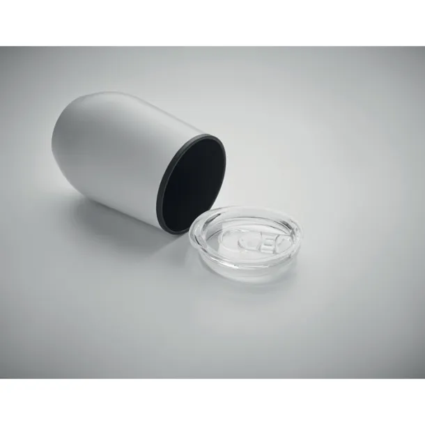 CHIN CHAN Putna šalica s dvostrukom stijenkom, 350 ml Bijela