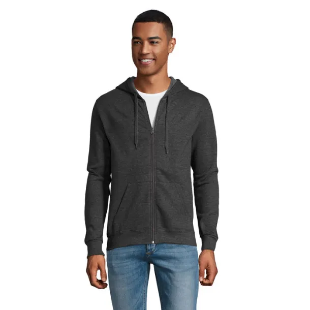 STONE unisex hudica - 260g charcoal melange